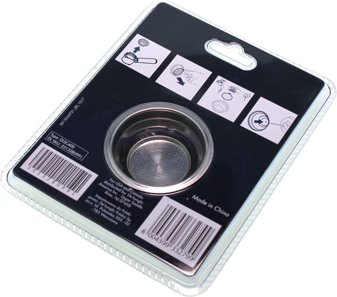 De'Longhi DLSC400 1-Kops Easy Clean Filter - Koffiemachineonderhoudset