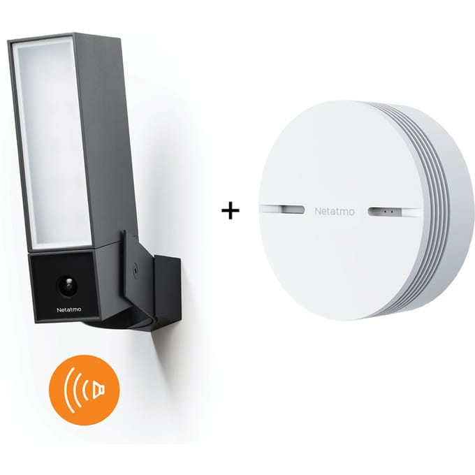 Netatmo Smart Outdoor Camera met Sirene 2-pack