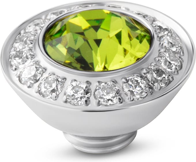 Melano Vivid Radiant Steentje Citrus Green | Zilver