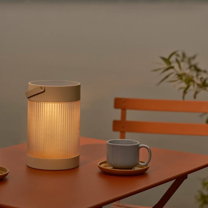 Nordlux Coupar - Tafellamp - Solar - LED module - Zandkleurig
