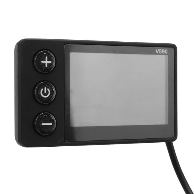 Elektrische Fiets LCD Display 5P en 2P Universele Pasvorm 24V 36V 48V 60V LCD Display Meter V890 Kleur gray