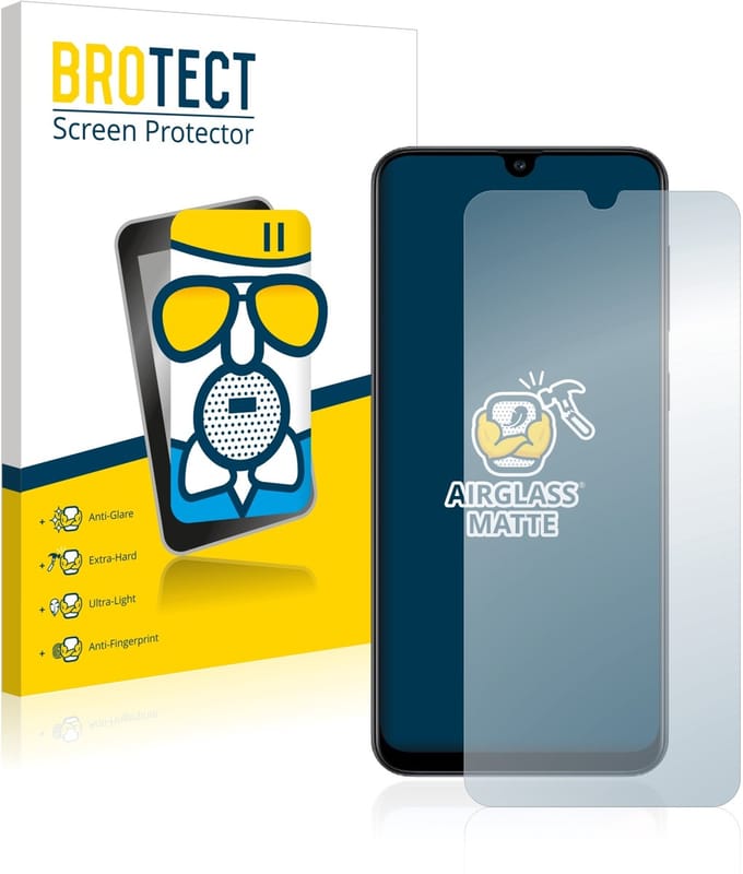BROTECT - Screenprotector voor Samsung Galaxy A30s - Folie Beschermfolie Beschermglas matte
