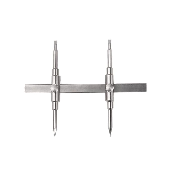 Reparatiegereedschap Cameragereedschap Afneembaar Boter-kaas-en-eierengereedschap voor cameralens Lensreparatieset met dubbele punt en 4 zilver
