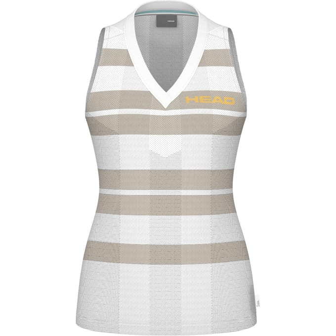 HEAD Performance Tanktop Dames-Wit,Beige