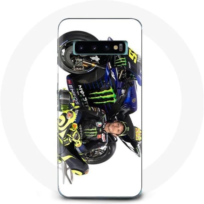 Coque - MANIACASE - Samsung Galaxy S10 - Pilote de vitesse - Blanc - Souple blanc