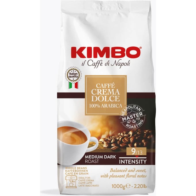 Kimbo Dolce Crema - koffiebonen - 1 kilo