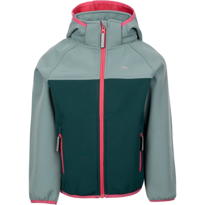 Trespass Kinder/Kids Hanbury Soft Shell Jas (Pijnboom)