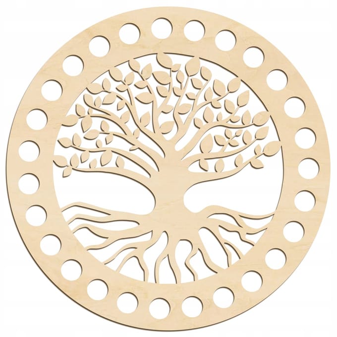 SMX Design - Houten Basis - Rond - 15cm - FSC Gecertificeerd