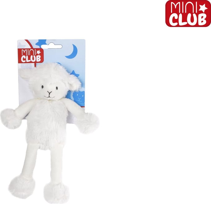 Mini Club Knuffelschaap Junior 18 Cm Pluche Wit