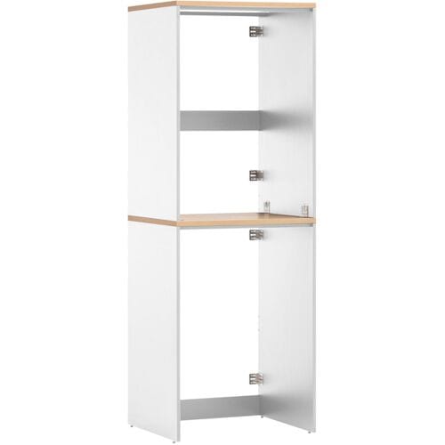 SCHILDMEYER Wasmachinekast Solea (2-delige set, mat wit)