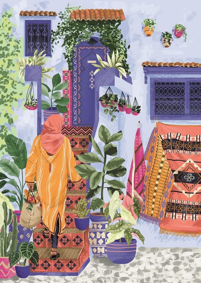 Magnolia Morocco Puzzel - 1000 stukjes legpuzzel voor jong en oud