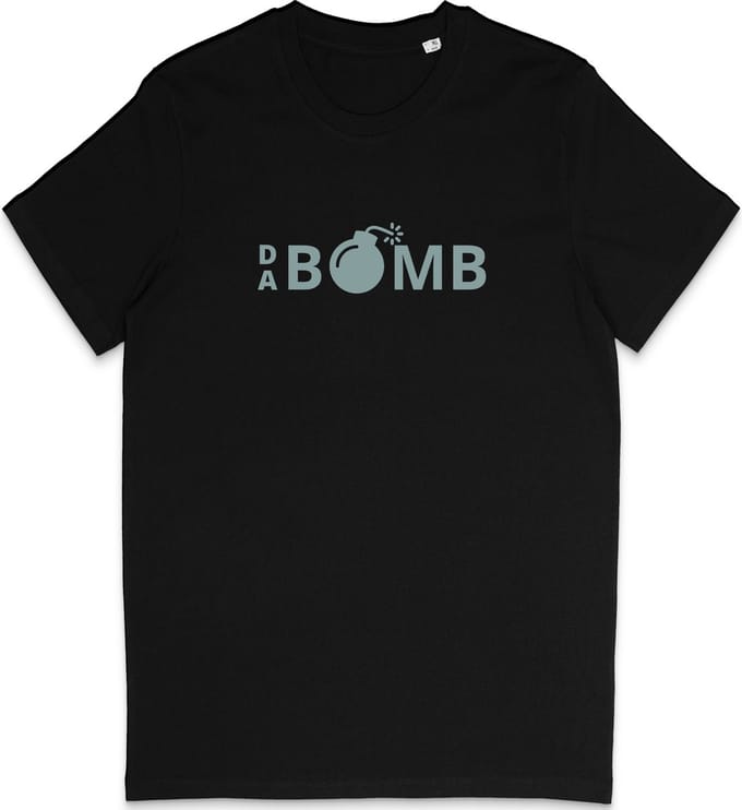 Grappig T Shirt Heren - Ik Ben De Bom - Zwart - S