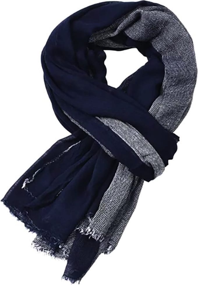 Sjaal Heren Blauw