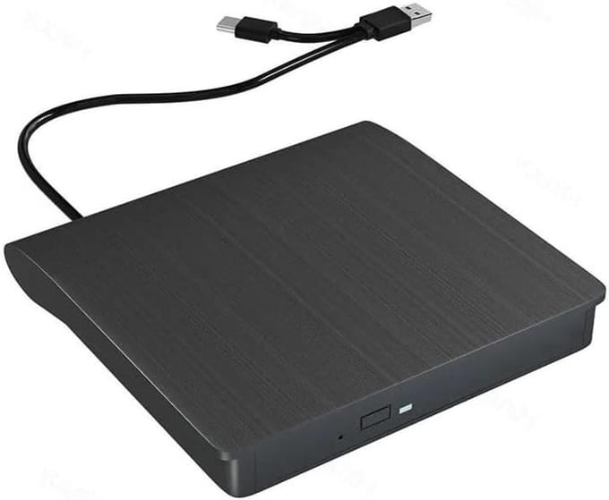 Externe DVD Speler - Optisch Station - Films Kijken - USB 3.0 Type C - 1 stuk - Zwart