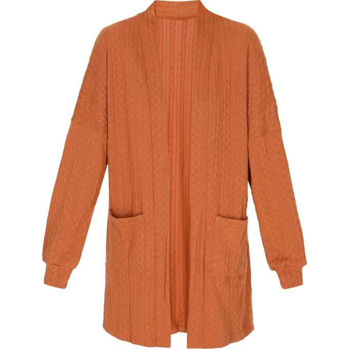 IZIA Vest vrouwen Kastanje