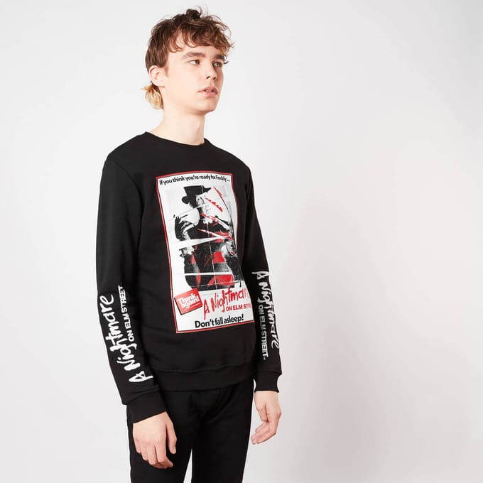 A Nightmare On Elm Street Don't Fall Asleep Sweatshirt - Zwart - M