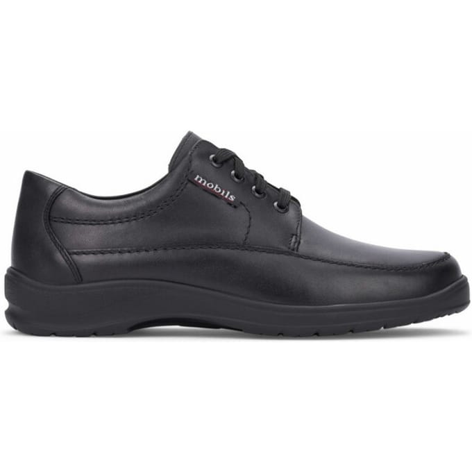 Mephisto Ezard - heren veterschoen - Zwart - maat 41 (EU) 7.5 (UK)
