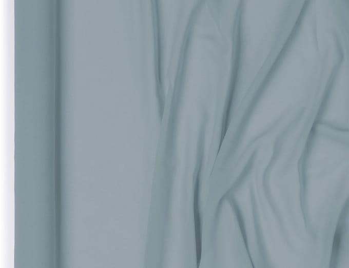Chiffon tafelloper, mistblauw, 0,48 x 5 m