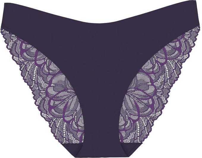 Triumph Body Make-Up Illusion Lace Highleg Tai Dames Onderbroek -PAARS