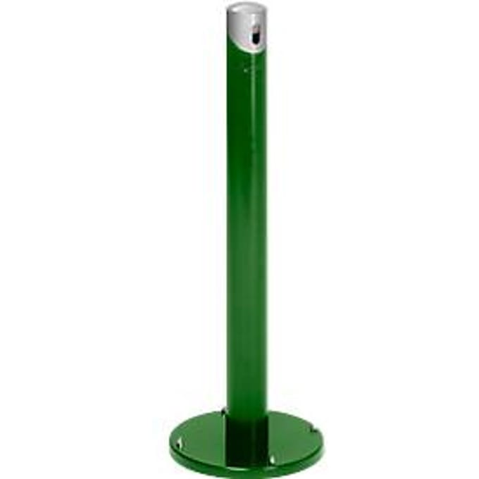 Staande asbakzuil SG 105R, rond, mosgroen