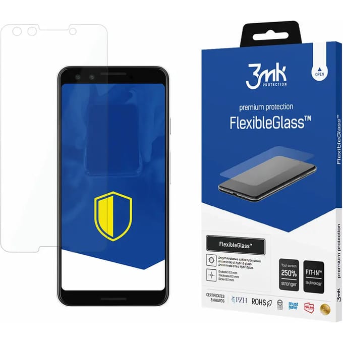 3MK FlexibleGlass - Hybride Beschermglas - Google Pixel 3