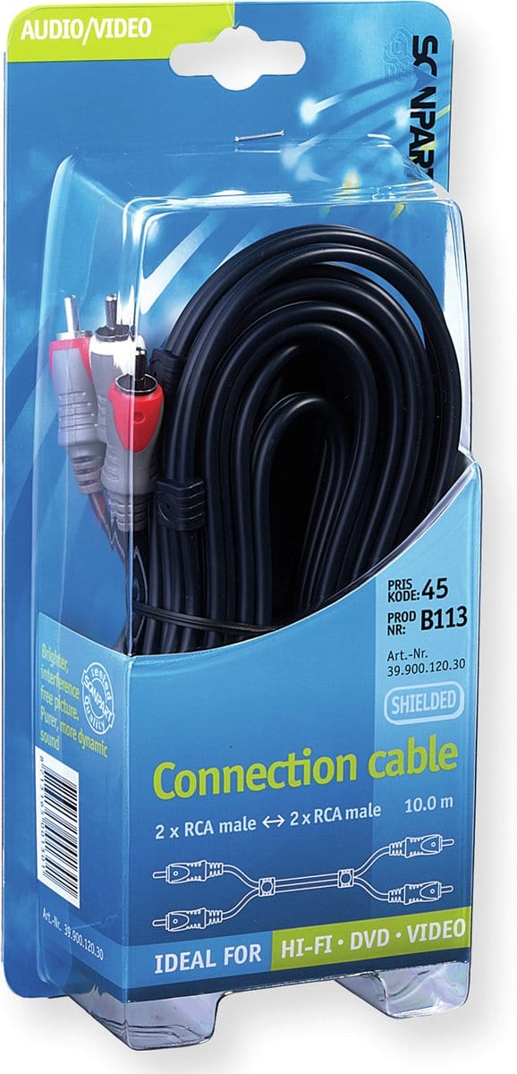 Bandridge - RCA kabel - 10 meter