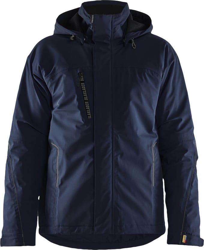 Blåkläder 4484 winterjas 4-weg stretch - blauw/zwart maat M