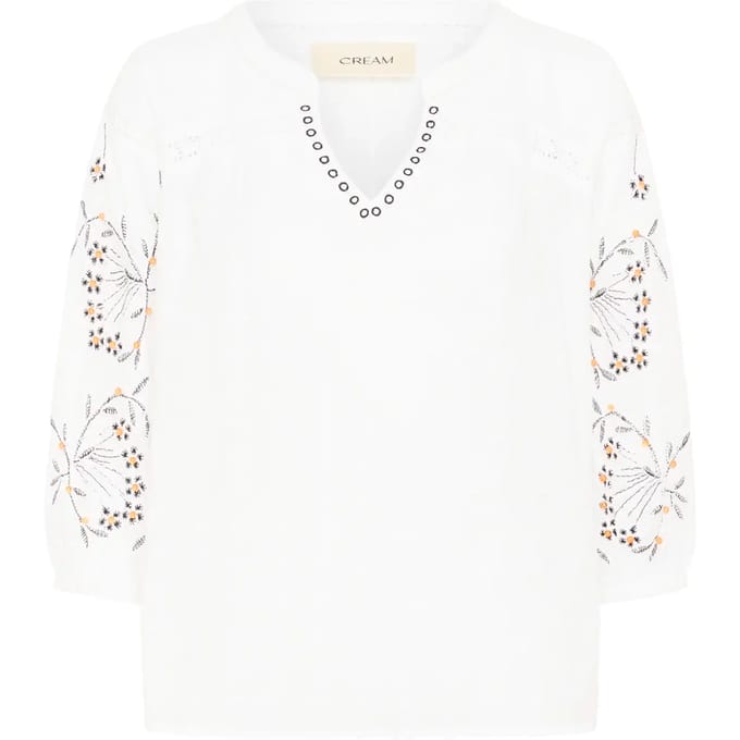 Vrouwenblouse Cream Serini