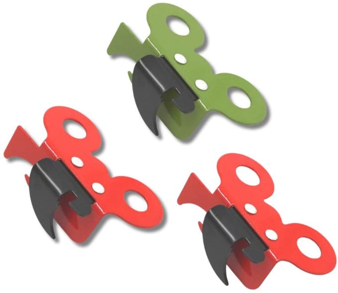 Set van 3 handmatige blikopeners vlinder Fackelmann