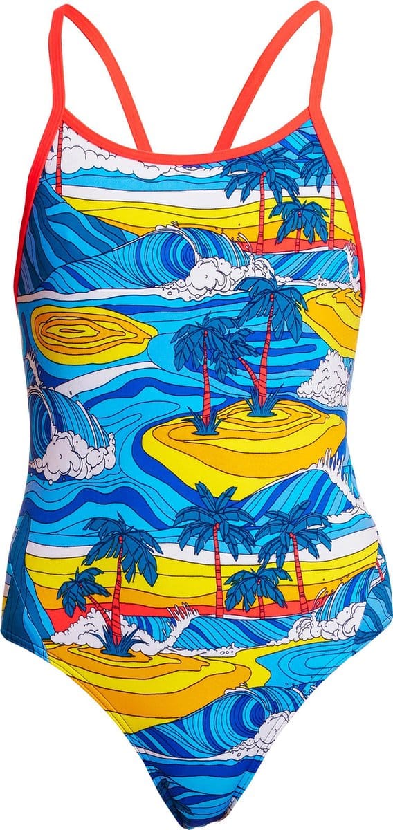 Beach Bum ECO Diamond back one piece - Meisjes | Funkita