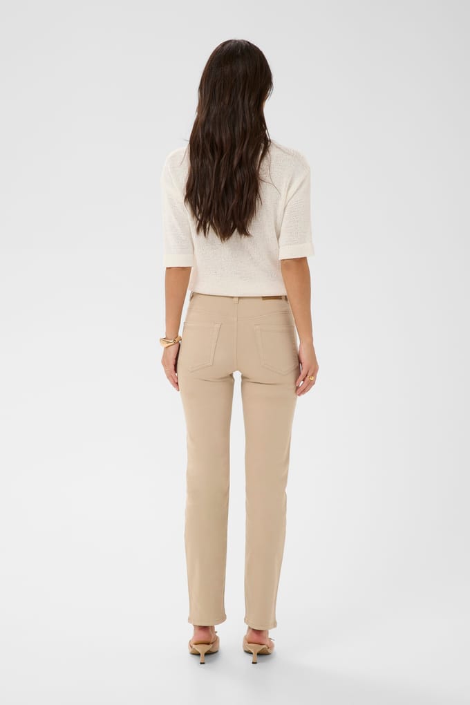 Kaffe KAmaris Reg Fit Jeans Dames Jeans - Feather Gray