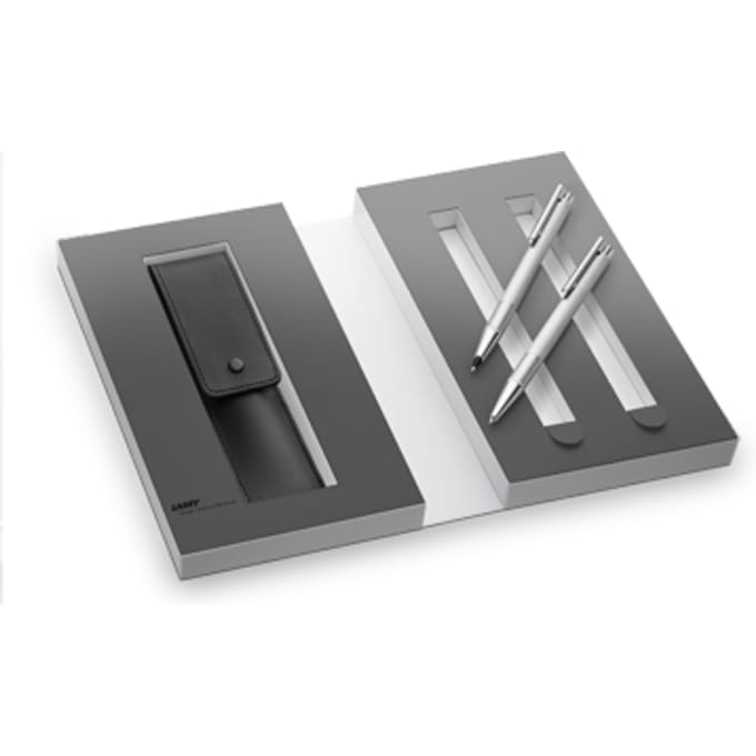 LAMY - Logo - Geschenkset - Balpen - Vulpotlood - Roestvrij edelstaal.
