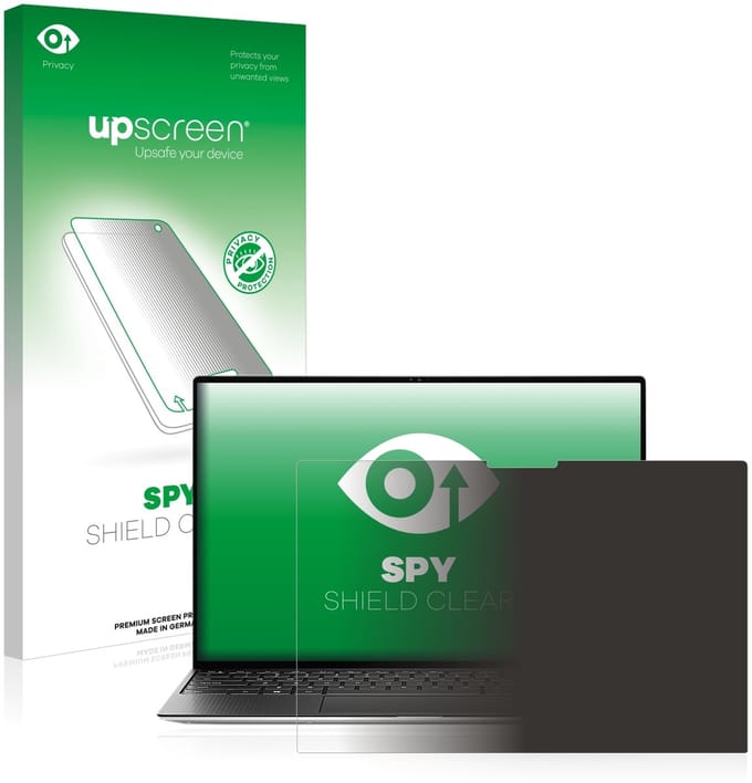 upscreen - privacy screenprotector voor Dell XPS 13 9310 Touch - Folie Beschermfolie Blauwlichtfilter