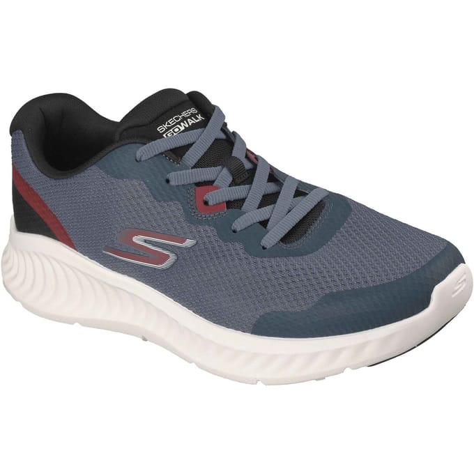 Skechers GO WALK Now Viligent Polyester Heren Slate Sneakers