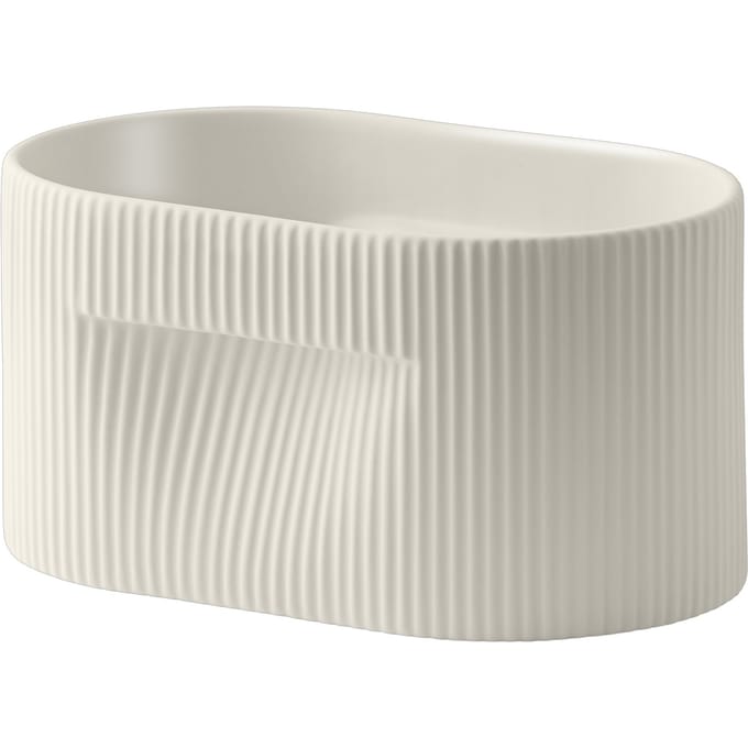 Muuto Ridge plantenbak - off-white - H 13 cm