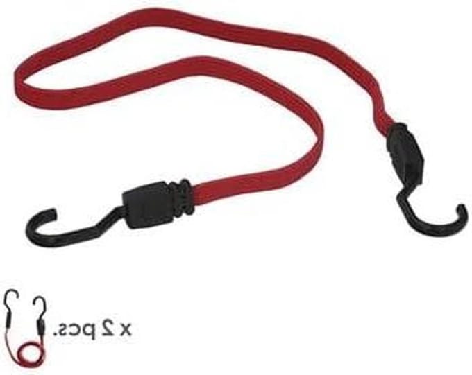 Platte rubberen octopus - Spanband elastisch - Lichte goederen vastzetten - Versterkte 100% latex kern - 15 meter - Meerkleurig