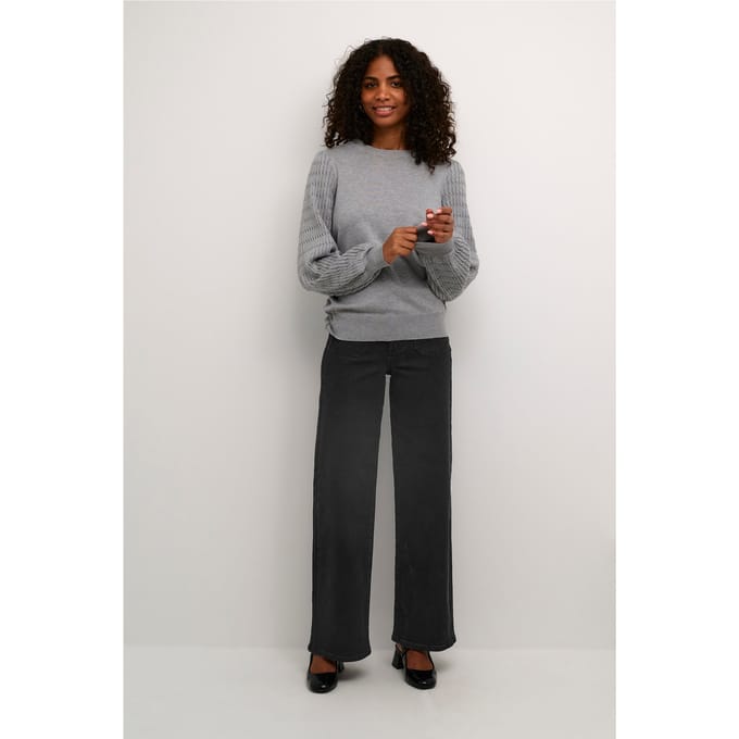 Damesjeans met wijde pijpen KAFFE Karla HW