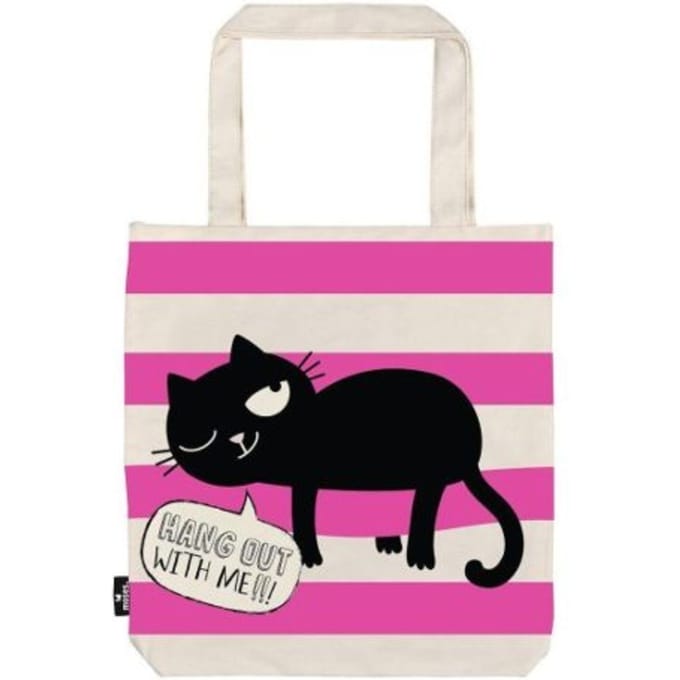 Ed, the cat katoenen tas 39 x 42 cm - hang out