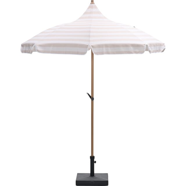 Garden Impressions Aloha parasolset Ø200 cm ecru met voet