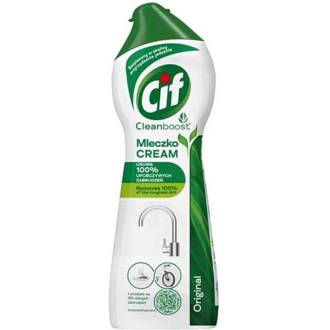 Cif Schoonmaakmelk 750ml Universeel Wit