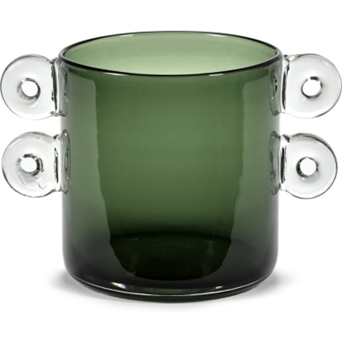 Serax Marie Michielssen Wind & Fire vaas H27cm dark green