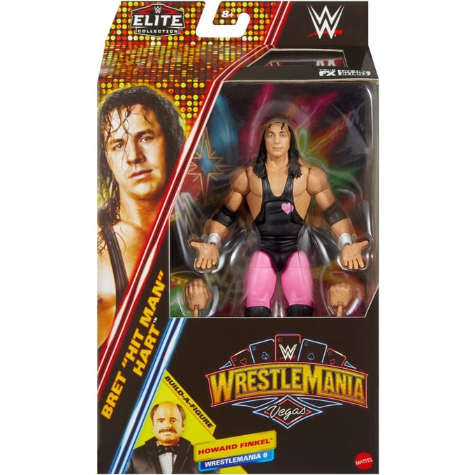 WWE Elite Premium Live Event WrestleMania Bret Hart Action Figure (6 )