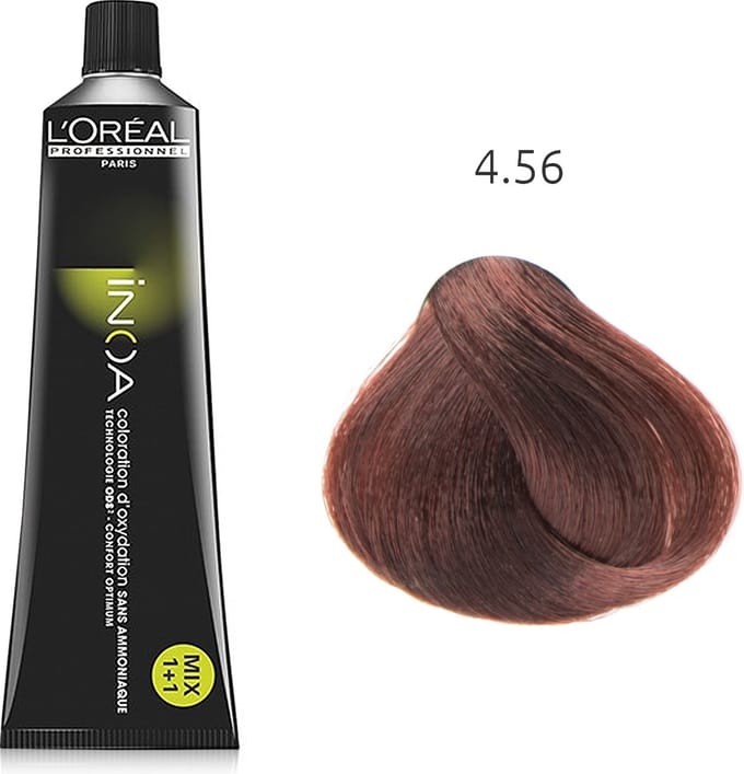 L'Oréal Professionnel - Haarverf - iNOA - 60ML - 4.56 High Resist