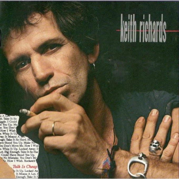 CD KEITH RICHARDS  Talk Is Cheap CDV25540777786 Virgin 1988 Europa Rock Gebruikt