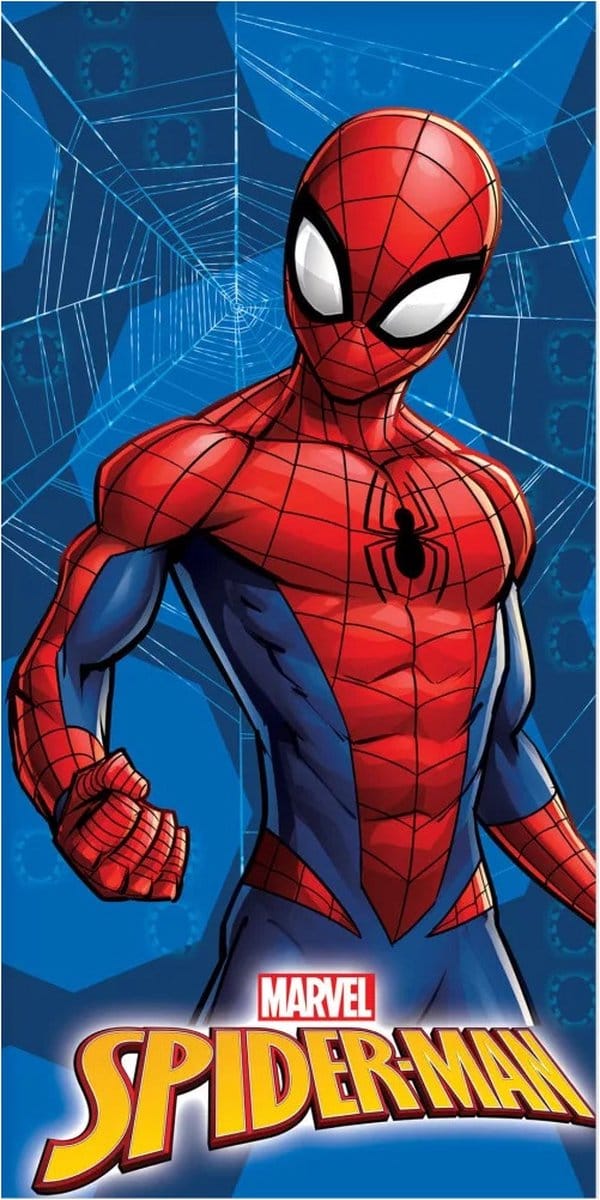Marvel - Spiderman - Strandlaken - Badlaken - 70x140cm - 100% katoen.