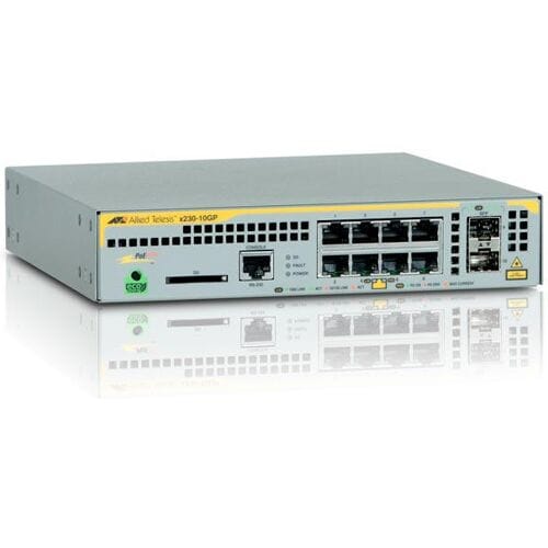Allied Telesis 8-poorts Gbit L2+ PoE switch