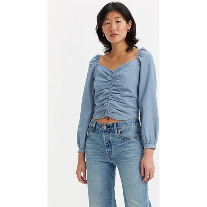 Levi's Livie Blouse Blue Taglia: S | Magliette intime Outlet | Donna | Blu