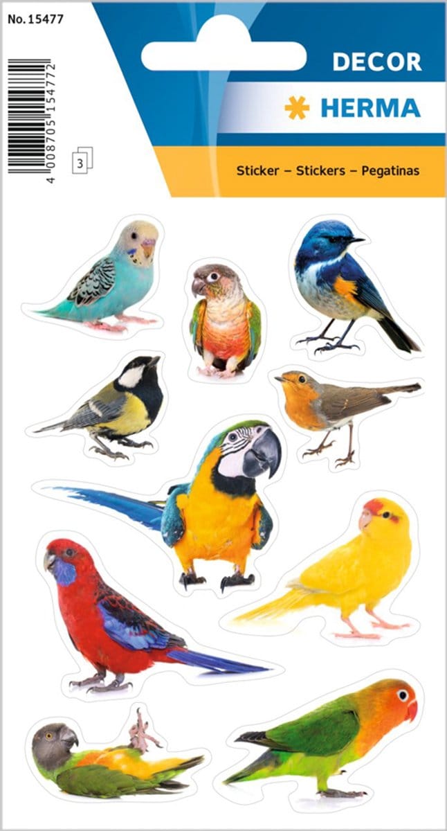 Herma Decoratiestickers 'Vogels', papier