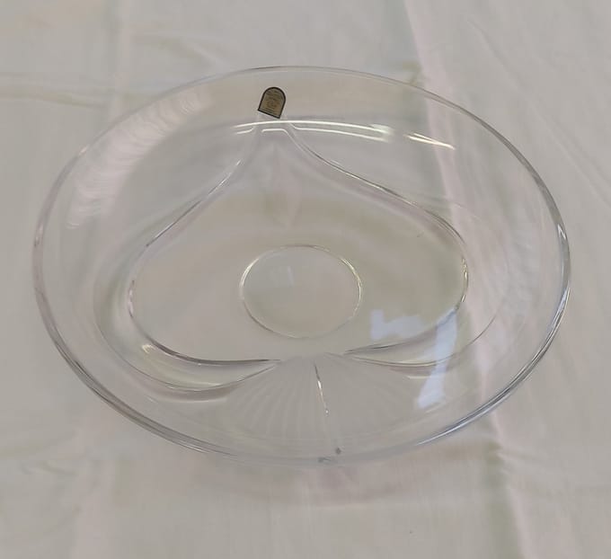 Da Vinci Arezzo schaal 33 cm kristal