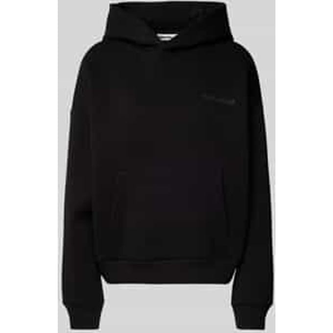 oversized hoodie met labelprint